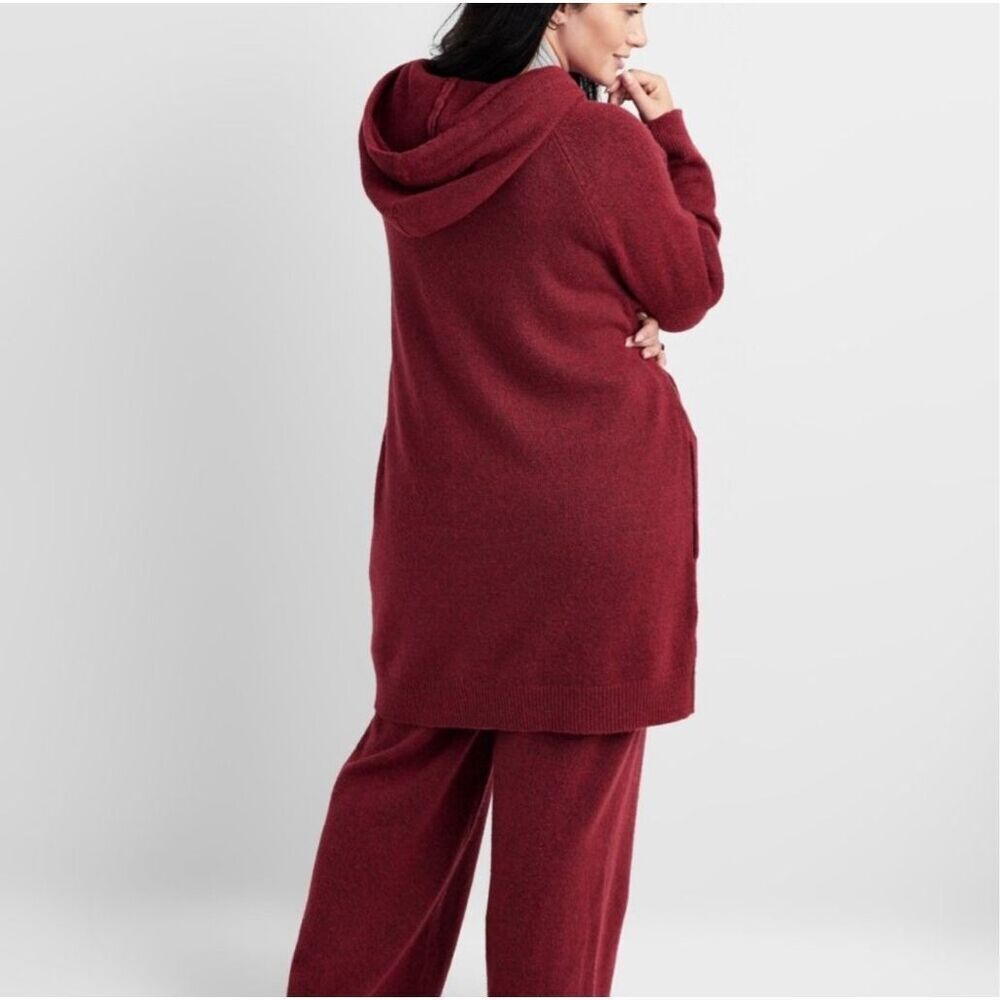 State of the Day NWT Light Cherry Indulge & Rest Tunic Loungewear Hoodie - Picture 3 of 4